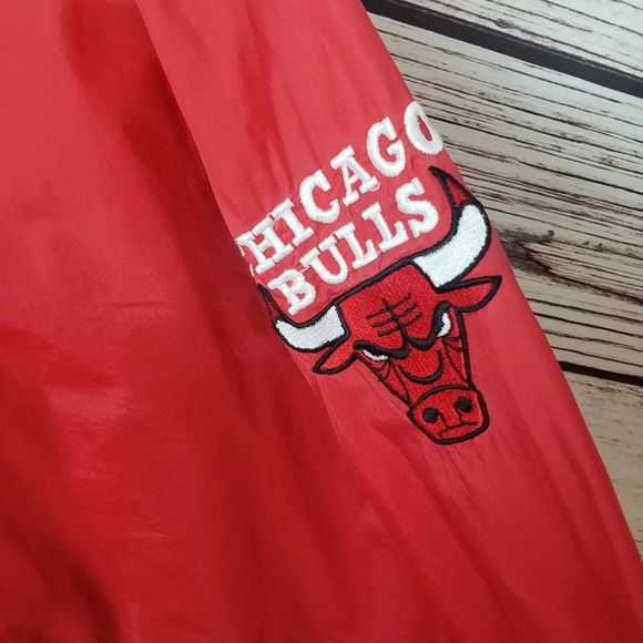 Chalk Line Vtg 90s Chicago Bulls Lg Windbreaker - Picture 8 of 12
